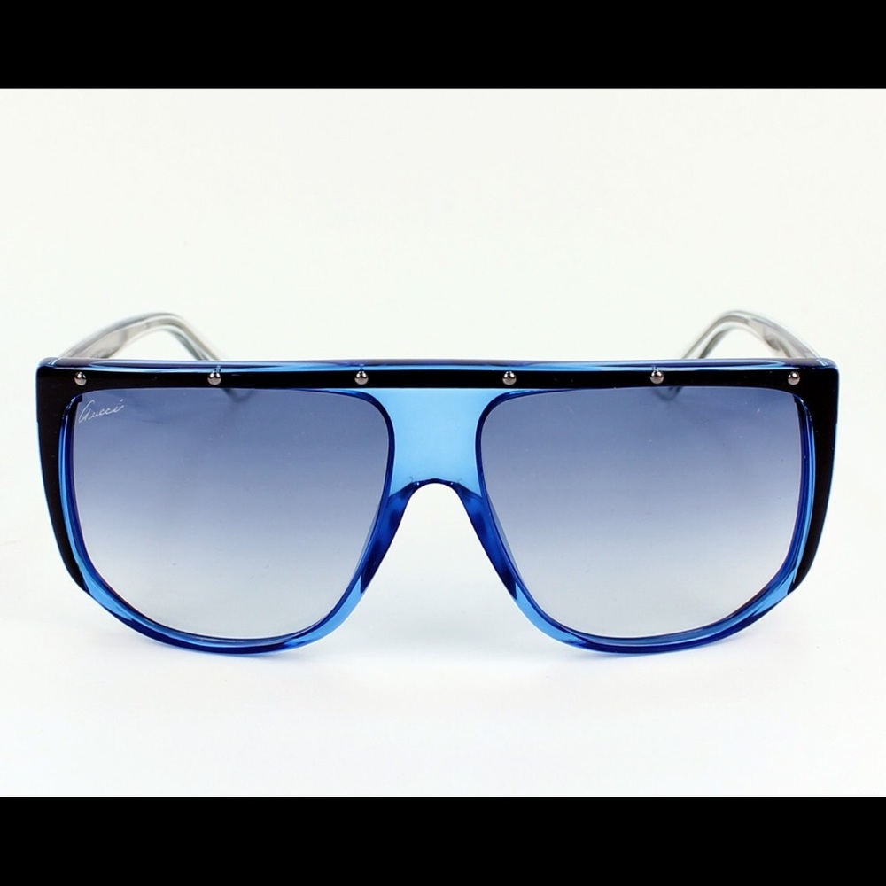 Gucci 3705 blue studded sunglasses with case